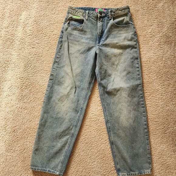 Empyre Tori Jeans Baggy Light wash Skater Punk Grunge womens size 12 - Picture 3 of 13